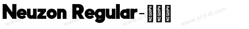 Neuzon Regular字体转换 Neuzon Regular字体转换